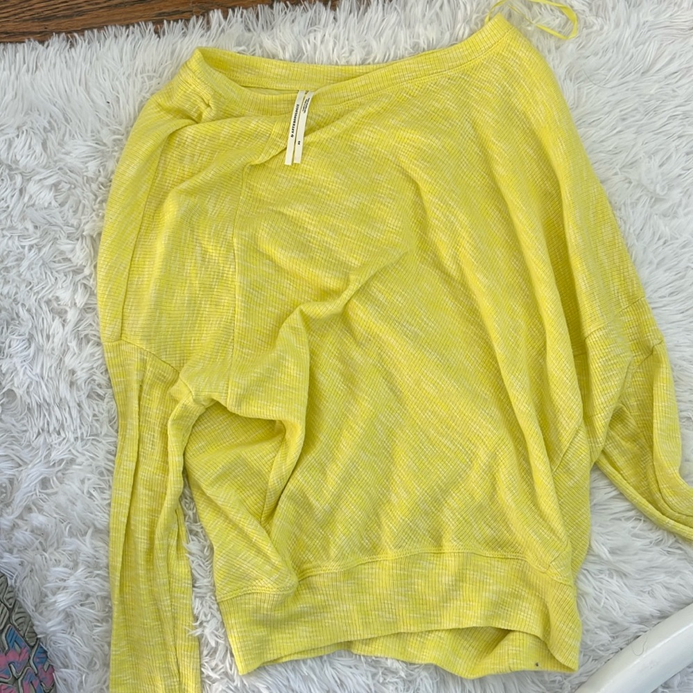 Light yellow Anthropologie sweater